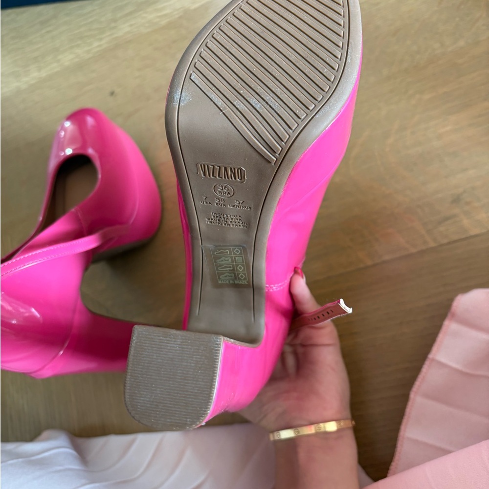 Vibrant Pink Heels by Unzila